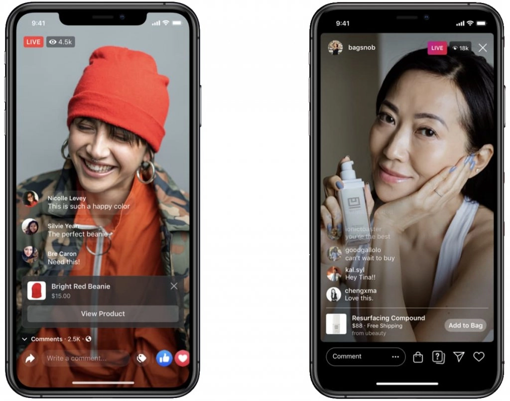 Live videos Instagram